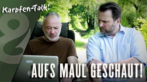 Karpfen Aufs Maul Geschaut Der Karpfen Talk Folge Youtube