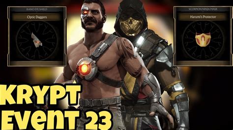 New Rare Kombat League Gear Krypt Event 23 Mk11 Youtube