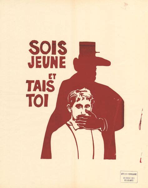 Atelier Populaire ex école des Beaux Arts affiche Paris 1968