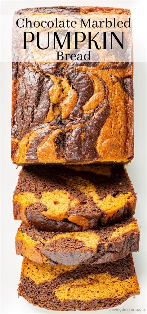 Chocolate Marbled Pumpkin Bread Recipe Saving Room For Dessert