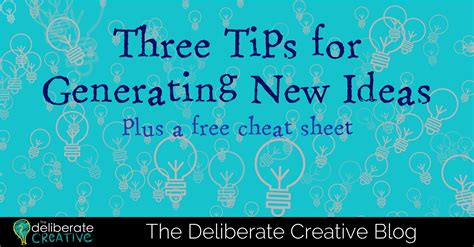 tips  generating creative ideas dr amy climer