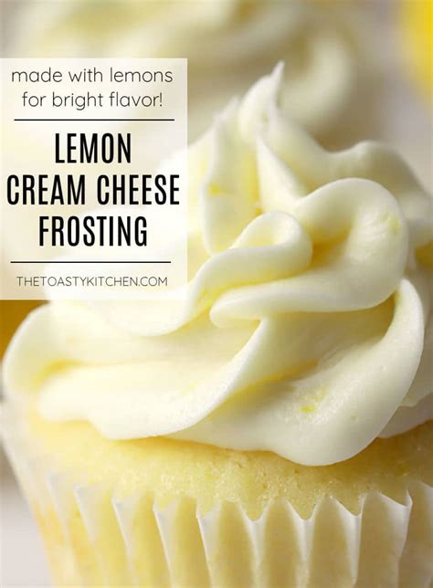 Lemon Cream Cheese Frosting The Toasty Kitchen