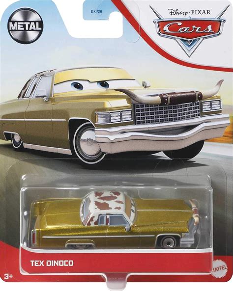 Zabawki Disney Cars I Samochody Pixar Tex Dinoco Miniaturowe