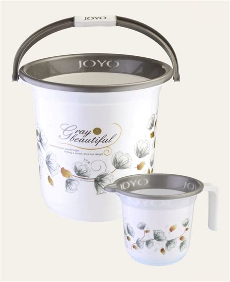 Good Luck Home Wares Joyo Better Homes Printed Plastic Bucket With