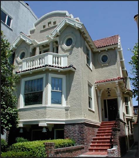 Example Of Mission Revival Style Home In San Francisco Edwardian