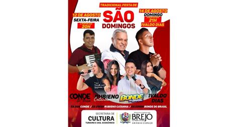 Confira A Programa O Da Tradicional Festa De S O Domingos Jardim Do