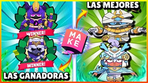 Las Skins Ganadoras Del Supercell Make Vs Las Mejores Finalistas Brawl