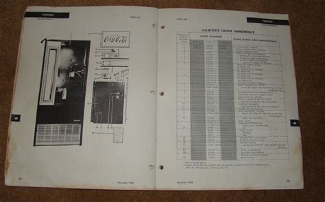 Old Vendo Coke Machine Service Manual V63 V90 V126 Coca Cola 1863711407