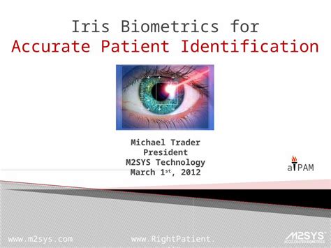 Pptx Iris Biometrics For Accurate Patient Identification Dokumen Tips