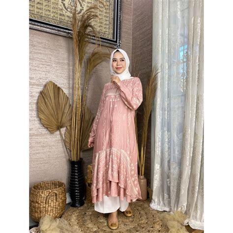 Jual Mdly Baju Wanita Halwa Long Tunik Shopee Indonesia