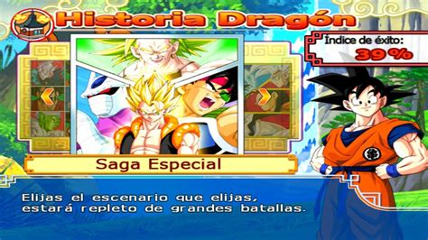 DRAGON BALL Z BUDOKAI TENKAICHI COLLECTION MODO HISTORIA SAGA