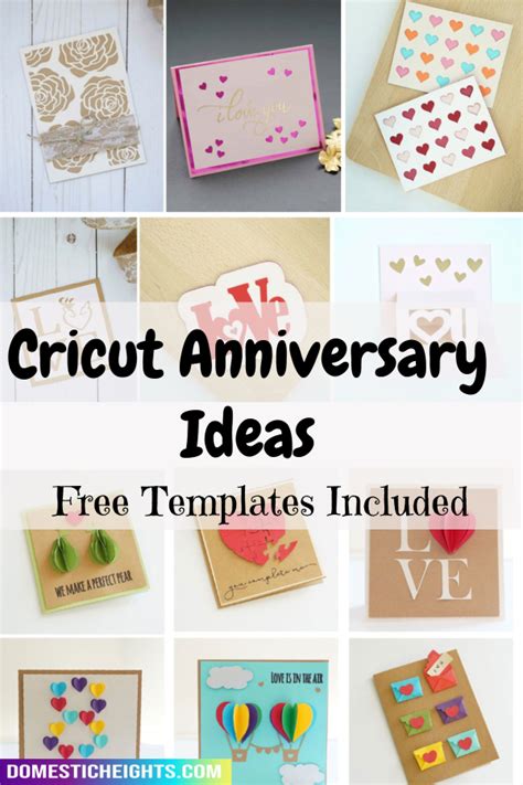 9 Free Cricut Anniversary Ideas