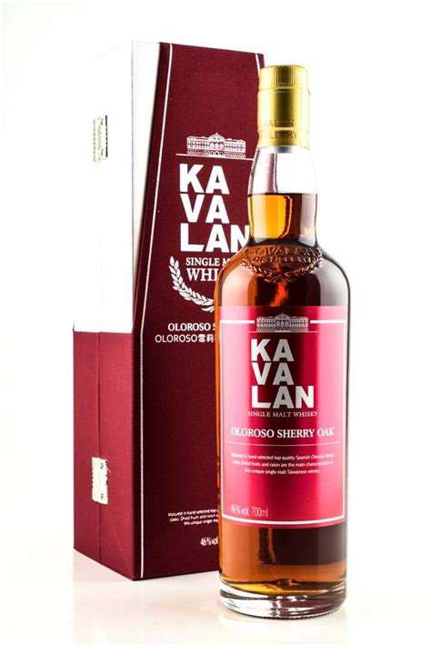 Kavalan Sherry Oak 46vol 07l Kavalan Taiwan Destillerien