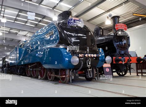 The "Mallard" Class A4 steam locomotive at the National Railway Stock ...