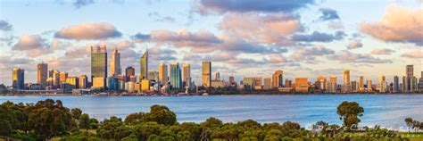 City of Gold 2, Perth City Skyline, Western Australia - Dave Catley - WA Nature Photography