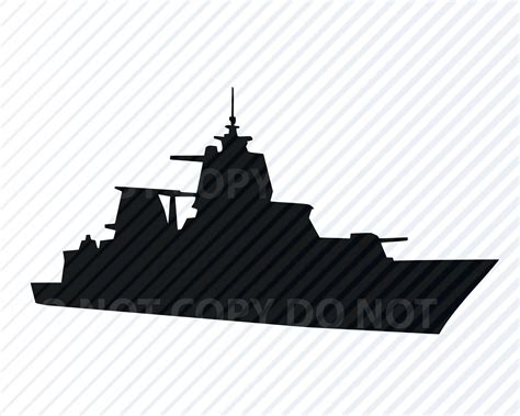 Battleship Svg File For Cricut Svg Silhouette Clipart Svg Etsy Norway