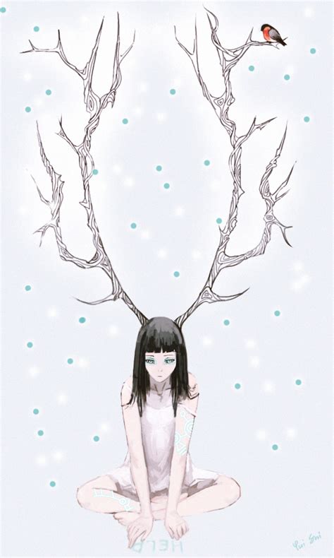 Deer Girl By Nerinfox On Deviantart