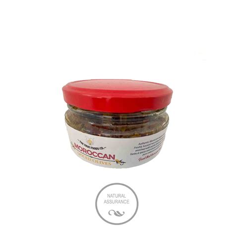 Olives Moroccan Spiced 350g Green Heart Organics