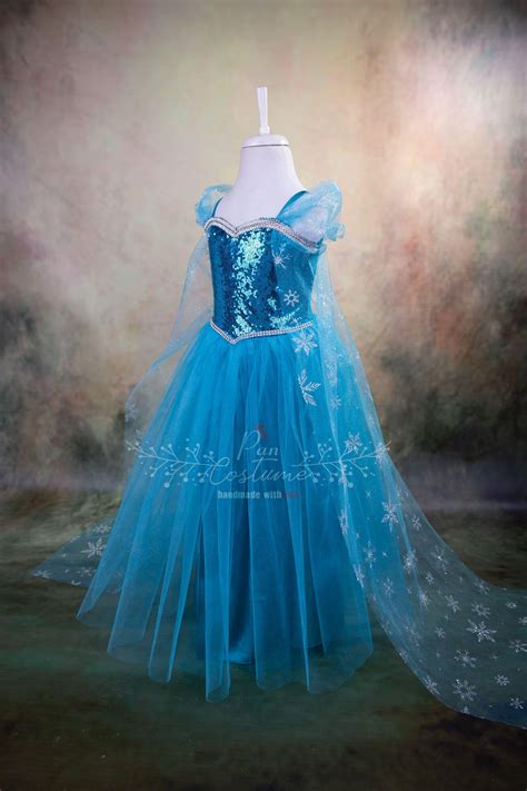 Elsa Inspired Dress, Elsa Costume For Toddlers, Party Gown,