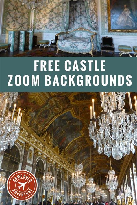 Free castle Zoom backgrounds for video calls - Palace of Versailles ...