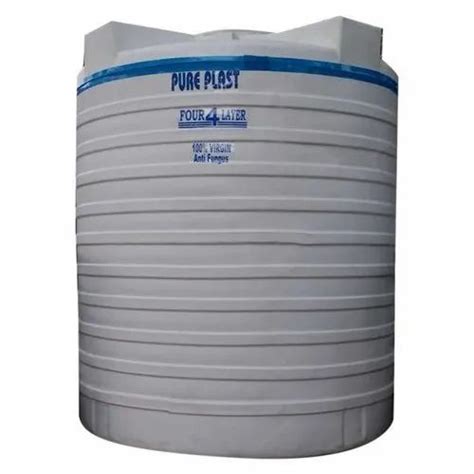 L Layers White Pure Plast Water Tank At Rs Unit Layer