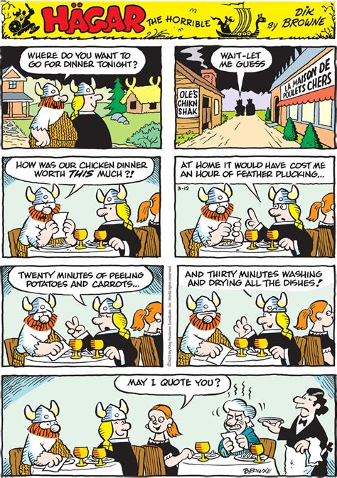 H Gar The Horrible Hagar The Horrible Jagodibuja Comics Dinner At