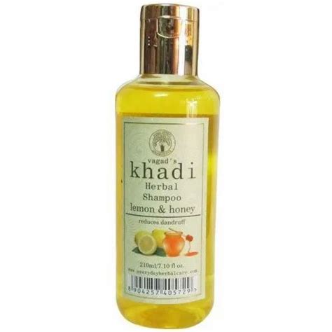 Vagad S Khadi Lemon Honey Herbal Shampoo Packaging Type Plastic