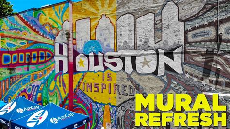 Houston Is Inspired Mural Refresh With Gonzo Art And Community