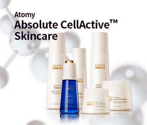 New Korea Atomy Absolute Skincare Set Cellactive Anti Aging Winkle Egf