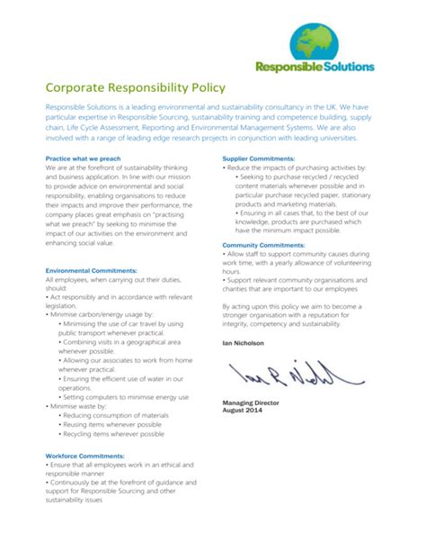 Rsl Corporate Responsibility Policy 3