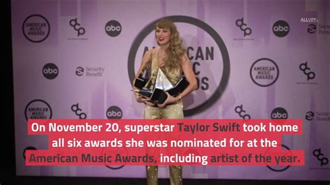 Taylor Swift Wins Big At American Music Awards Video Dailymotion