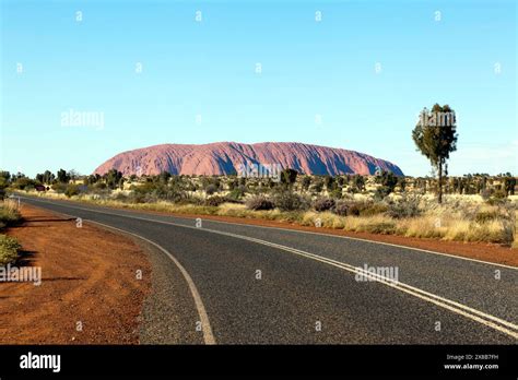 Uluru As Viewed From Inside The Ulurukata Tjuta National Park