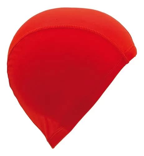 Gorro Nataci N Unisex Naylon Licra Piscina Ba O Adulto Ni O Color Rojo