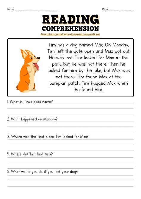 2nd Grade Reading Level Short Stories