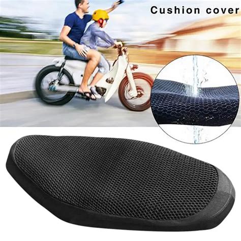 Funda de cojín de asiento de aire Universal para motocicleta 3D cojín