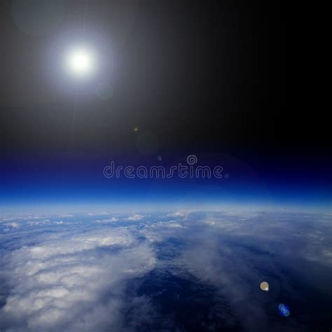 High Altitude View Of The Earth Stock Image Image Of Heaven Stars