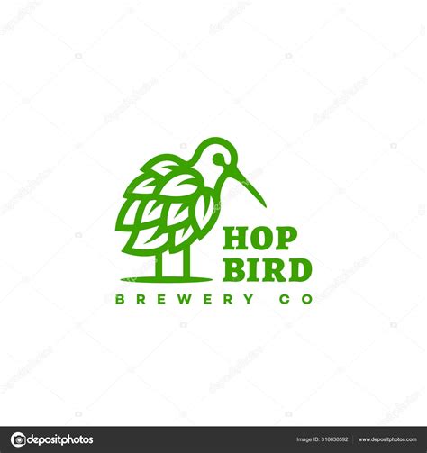 Hop Bird Logo Stock Vector By Jazzzzzvector 316830592