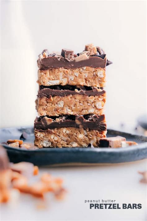 Pretzel Peanut Butter Bars No Bake Chelsea S Messy Apron