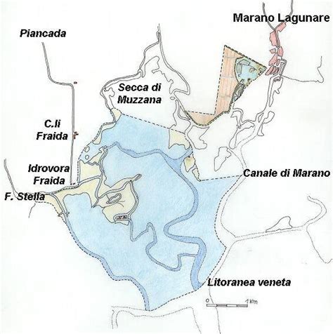 Riserva Naturale Della Valle Canal Novo Mappa Di Dettaglio