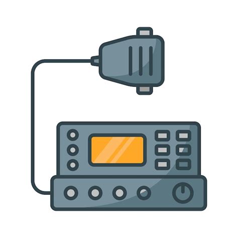 Premium Vector Radio Transmitter Icon Vector Design Template In White