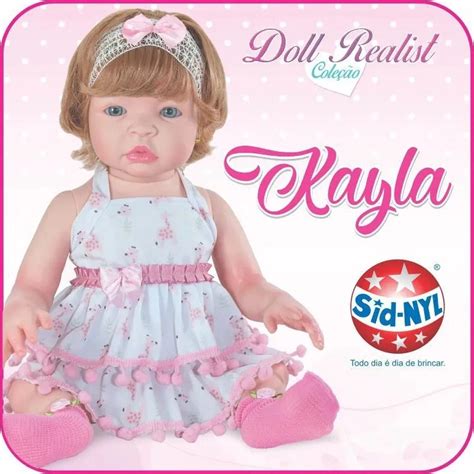 Boneca Reborn Kayla Cole O Doll Realist Sid Nyl Submarino