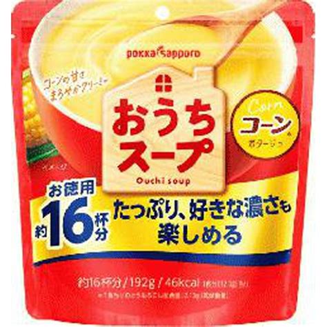 ポッカサッポロフード おうちスープ コーン192g袋 【新商品 821 発売】 お取り寄せ品 【購入入数12個】 192g袋 12入り