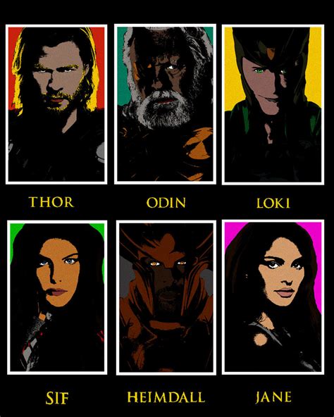 Thor Characters by RetardMessiah on DeviantArt