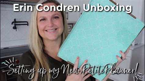 ERIN CONDREN Unboxing Setting Up My New PetitePlanner GatorMOM