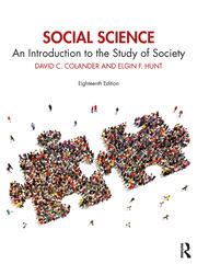 Social Science An Introduction To The Study Of Society David Colan