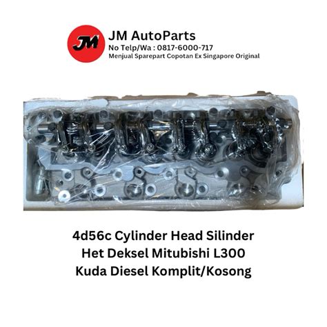 Jual 4d56c Cylinder Head Silinder Het Deksel Mitubishi L300 Kuda Diesel