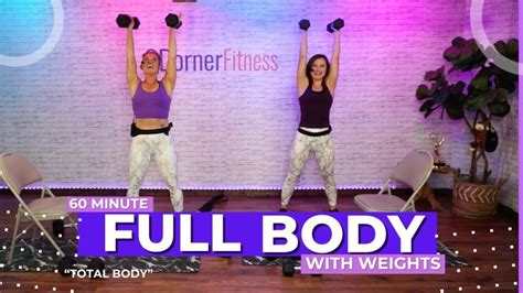 60 Minute Full Body Workout With Weights In 2024 Fitness Body