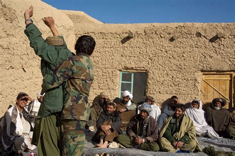 An Afghan National Army Special Forces Soldier Demonstrates Nara