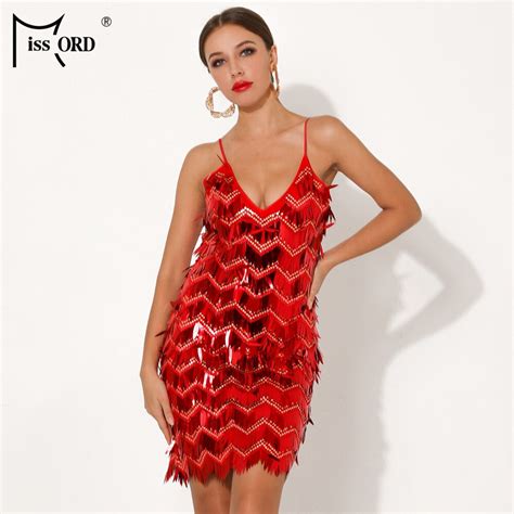 Buy Missord 2019 Women Sexy Off Shoulder Sequin