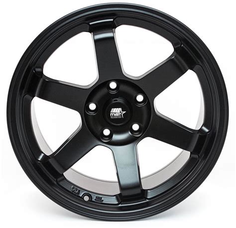 Mst Wheels Mt01 Matte Black 18x95 Vid Wheels